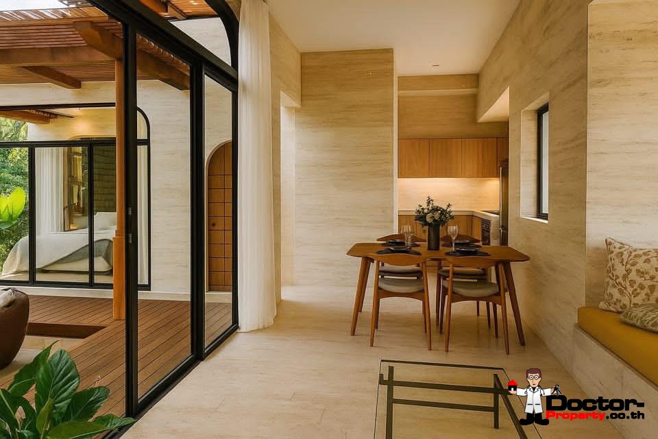 Modern Boho 1-2 Bedroom Pool Villa in Bang Por, Koh Samui – For Sale