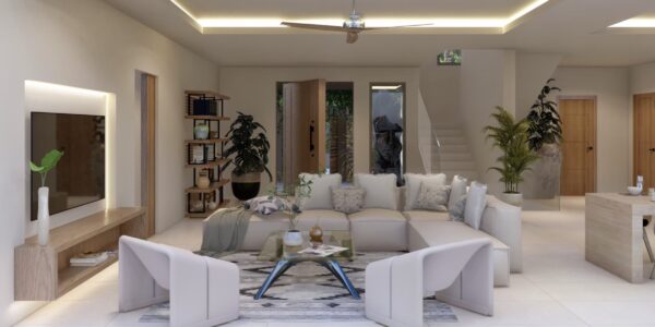 Luxury 4 Bedroom Pool Villa with Partial Sea View in Bo Phut, Koh Samui – For Sale