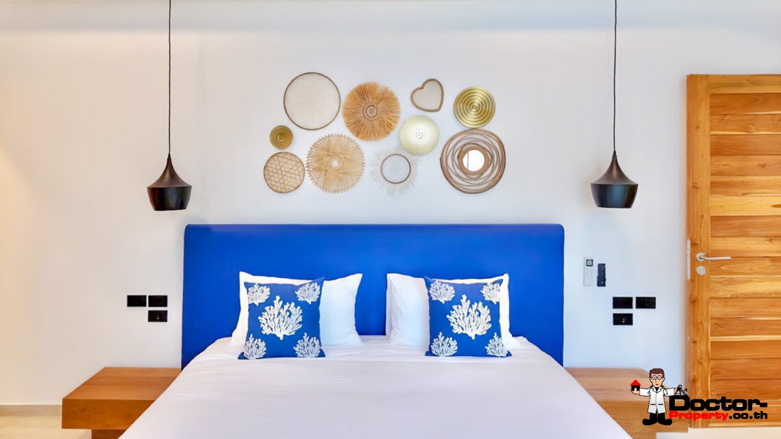 Modern 5 Bedroom Pool Villa in Lamai, Koh Samui – For Sale