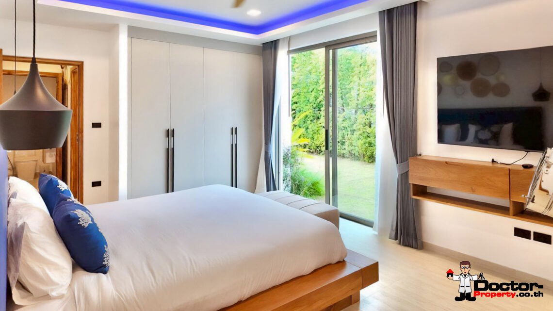 Modern 5 Bedroom Pool Villa in Lamai, Koh Samui – For Sale