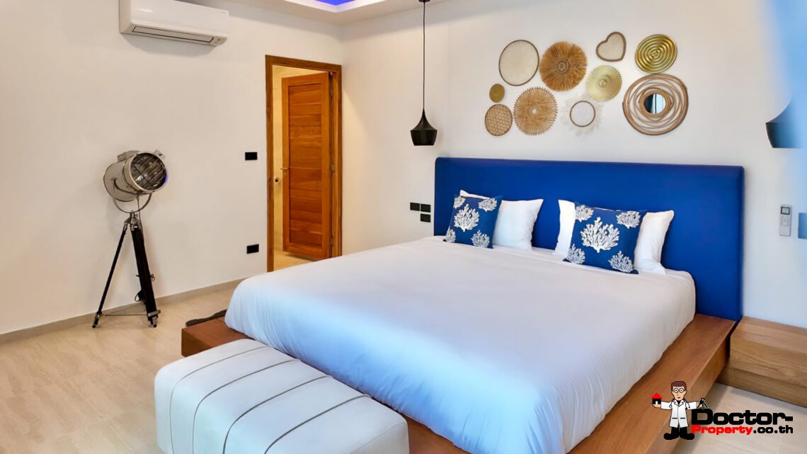 Modern 5 Bedroom Pool Villa in Lamai, Koh Samui – For Sale