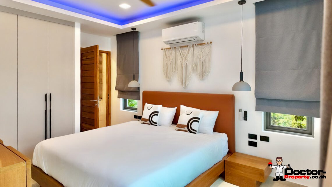 Modern 5 Bedroom Pool Villa in Lamai, Koh Samui – For Sale