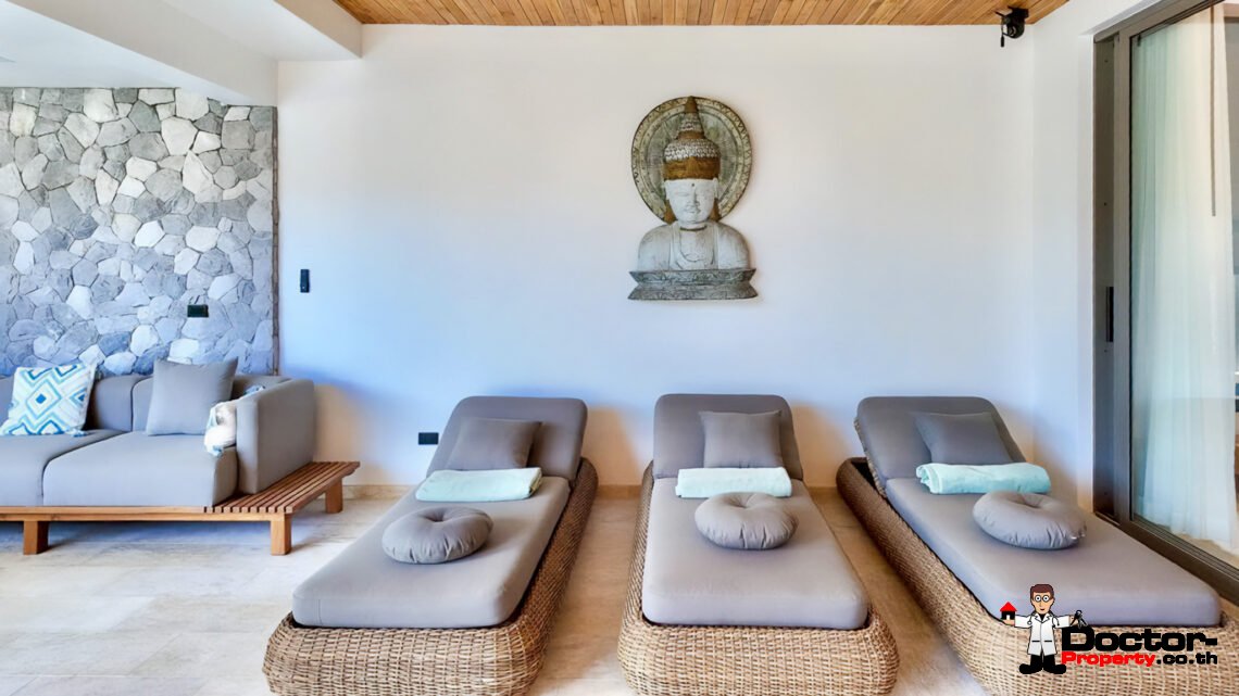Modern 5 Bedroom Pool Villa in Lamai, Koh Samui – For Sale