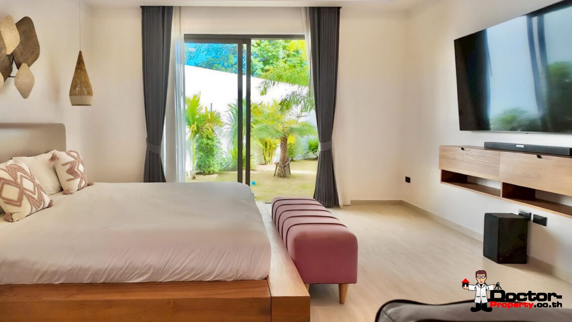 Modern 5 Bedroom Pool Villa in Lamai, Koh Samui – For Sale