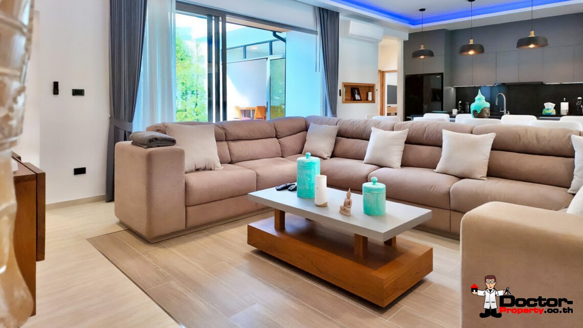 Modern 5 Bedroom Pool Villa in Lamai, Koh Samui – For Sale