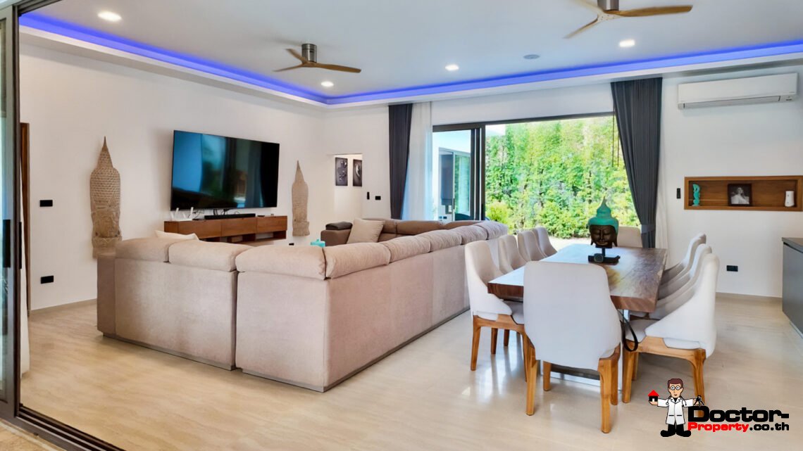 Modern 5 Bedroom Pool Villa in Lamai, Koh Samui – For Sale