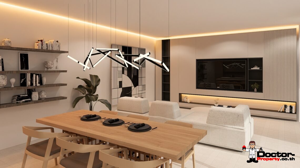 Modern 2 Bedroom Pool Villa in Chaweng, Koh Samui – For Sale