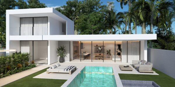 Modern 2 Bedroom Pool Villa in Chaweng, Koh Samui – For Sale