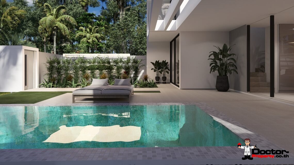Modern 2 Bedroom Pool Villa in Chaweng, Koh Samui – For Sale