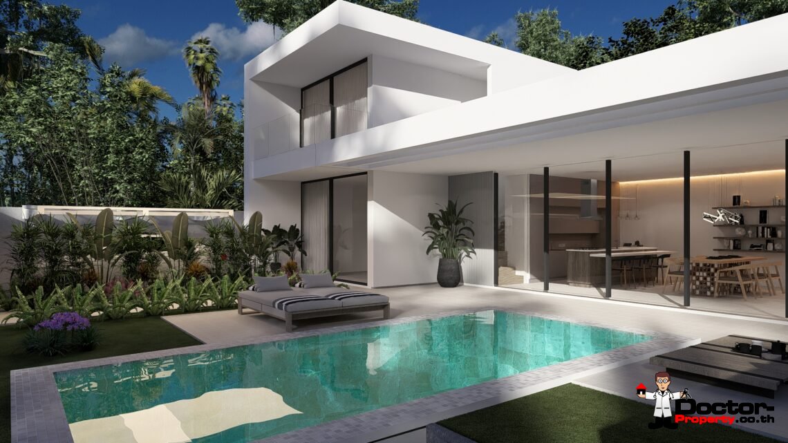 Modern 2 Bedroom Pool Villa in Chaweng, Koh Samui – For Sale