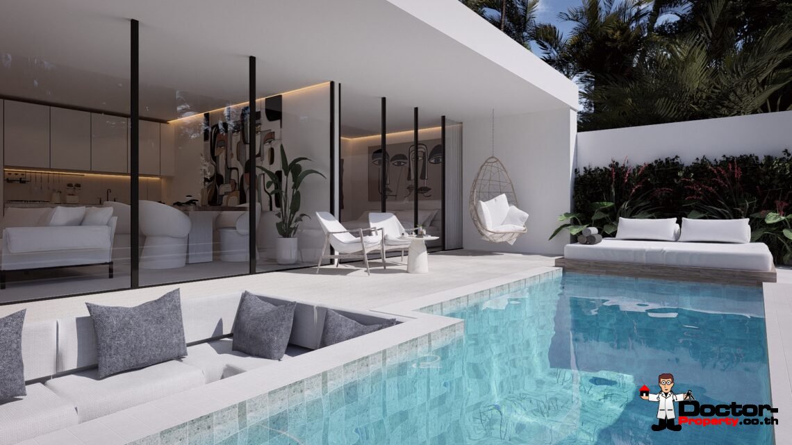 Modern 1 Bedroom Pool Villa in Chaweng, Koh Samui – For Sale