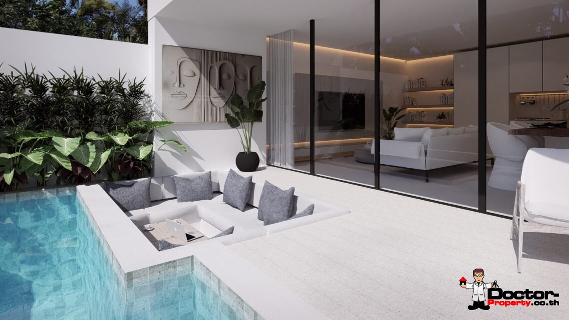 Modern 1 Bedroom Pool Villa in Chaweng, Koh Samui – For Sale