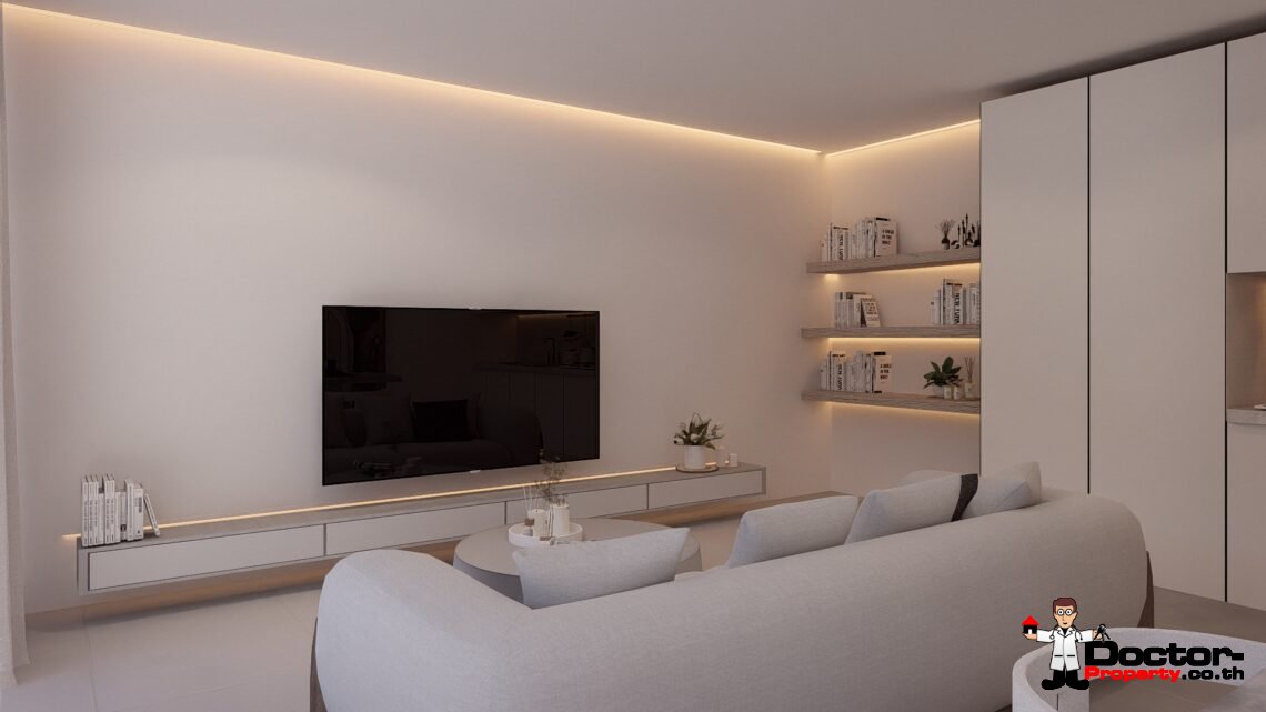 Modern 1 Bedroom Pool Villa in Chaweng, Koh Samui – For Sale