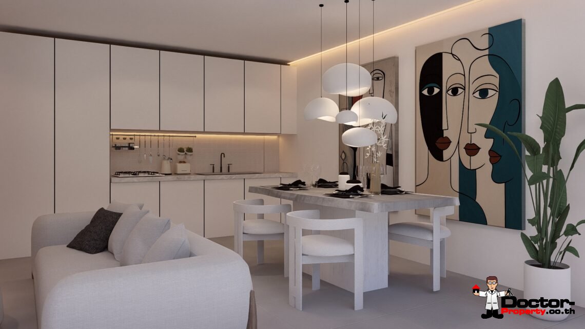 Modern 1 Bedroom Pool Villa in Chaweng, Koh Samui – For Sale