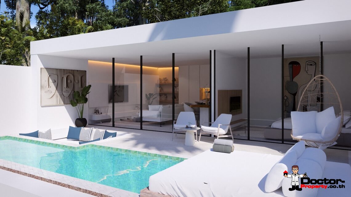 Modern 1 Bedroom Pool Villa in Chaweng, Koh Samui – For Sale