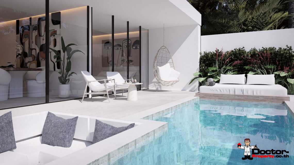 Modern 1 Bedroom Pool Villa in Chaweng, Koh Samui – For Sale