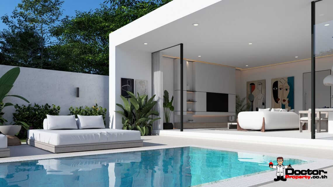 Tropical 1 Bedroom Pool Villa in Chaweng, Koh Samui – For Sale