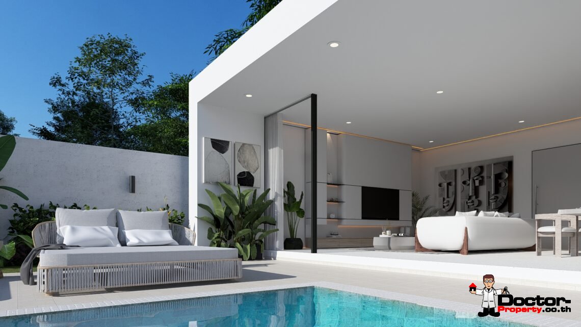 Tropical 1 Bedroom Pool Villa in Chaweng, Koh Samui – For Sale