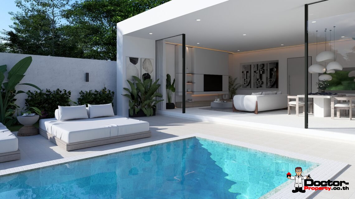 Tropical 1 Bedroom Pool Villa in Chaweng, Koh Samui – For Sale