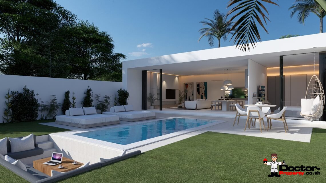 Tropical 1 Bedroom Pool Villa in Chaweng, Koh Samui – For Sale