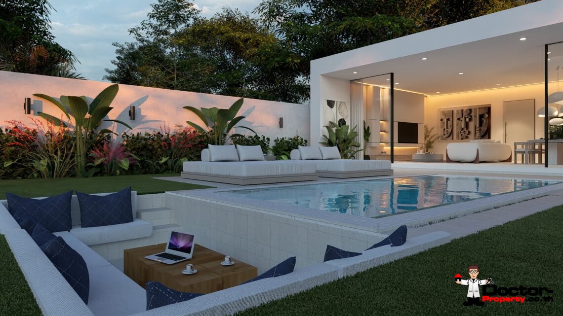 Tropical 1 Bedroom Pool Villa in Chaweng, Koh Samui – For Sale
