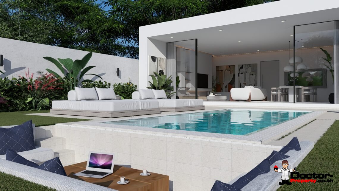 Tropical 1 Bedroom Pool Villa in Chaweng, Koh Samui – For Sale