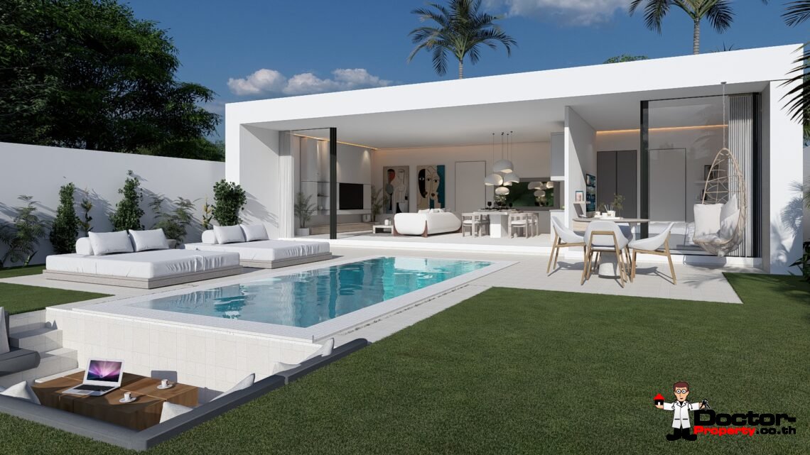 Tropical 1 Bedroom Pool Villa in Chaweng, Koh Samui – For Sale