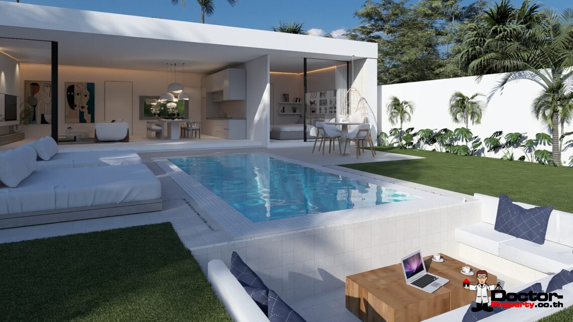 Tropical 1 Bedroom Pool Villa in Chaweng, Koh Samui – For Sale