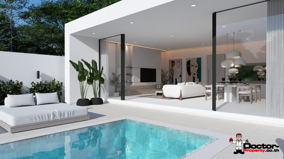 Tropical 1 Bedroom Pool Villa in Chaweng, Koh Samui – For Sale