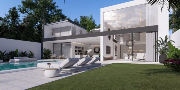 Modern 3 Bedroom Pool Villa in Chaweng, Koh Samui – For Sale
