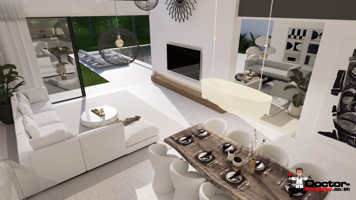 Modern 3 Bedroom Pool Villa in Chaweng, Koh Samui – For Sale