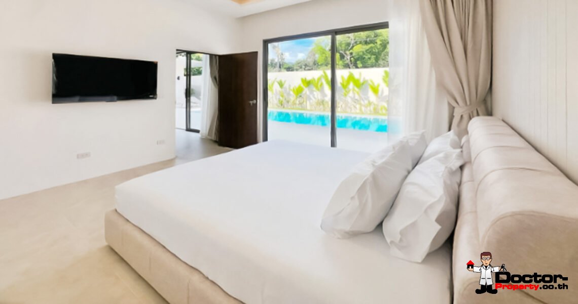Tropical 3 Bedroom Pool Villa in Mae Nam, Koh Samui – For Sale