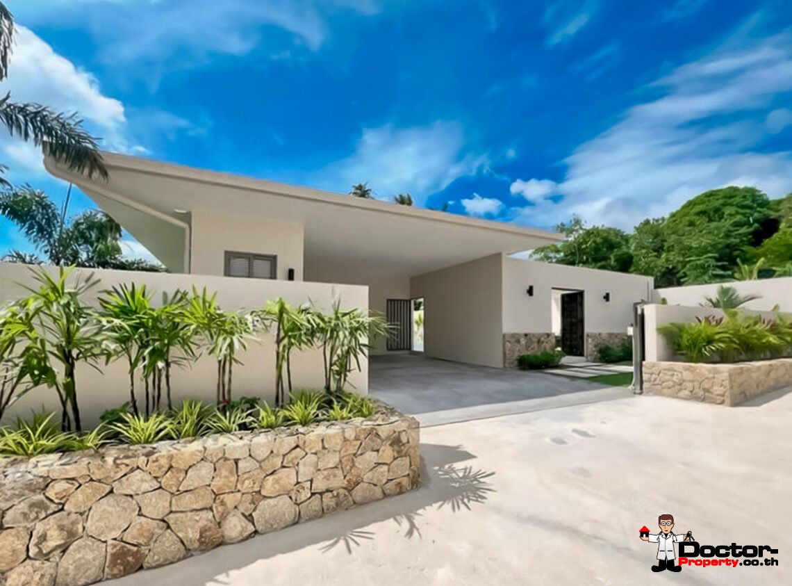 Tropical 3 Bedroom Pool Villa in Mae Nam, Koh Samui – For Sale