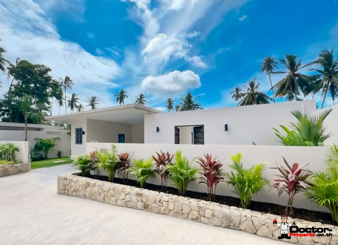 Tropical 3 Bedroom Pool Villa in Mae Nam, Koh Samui – For Sale