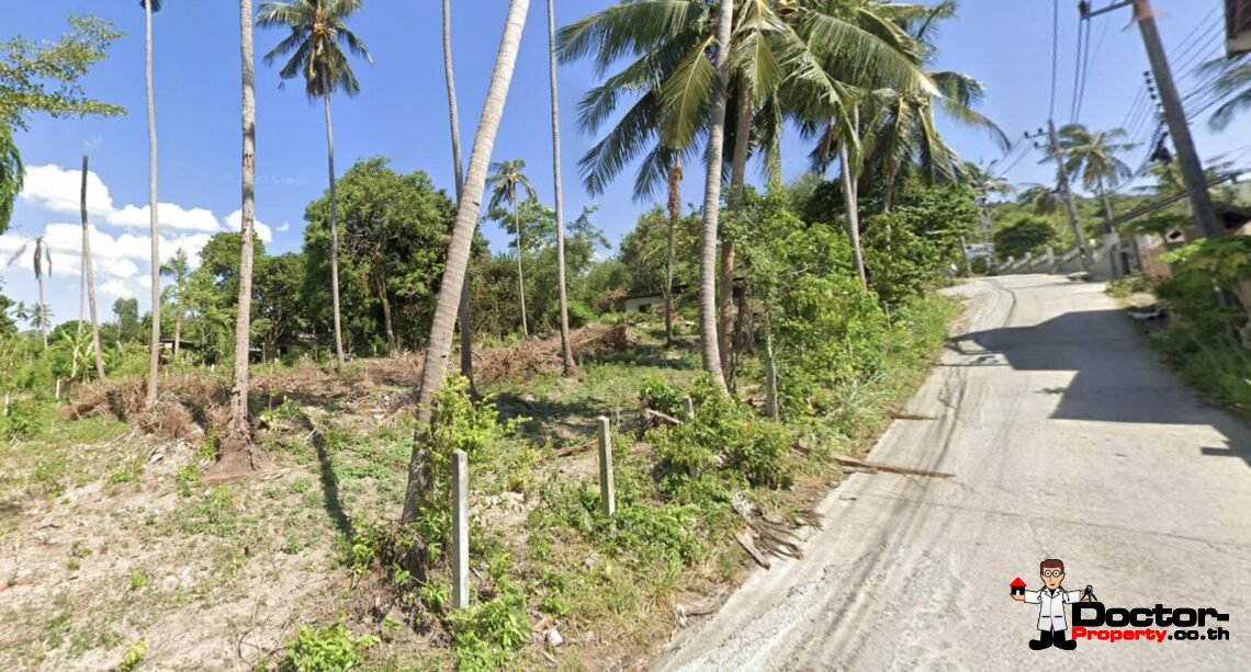 1308 sqm of Sea View Land in Bo Phut, Koh Samui – For Sale