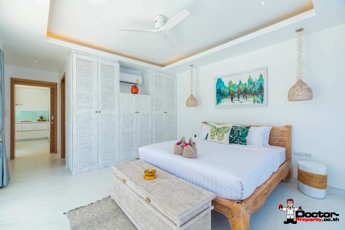 4 Bedroom Pool Villa with Sea View in Chaweng Noi, Koh Samui – For Sale