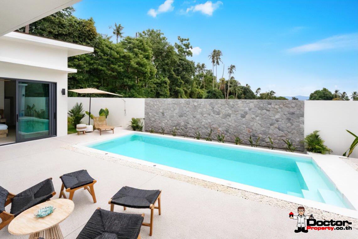 Modern 3 Bedroom Pool Villa in Bo Phut, Koh Samui – For Sale
