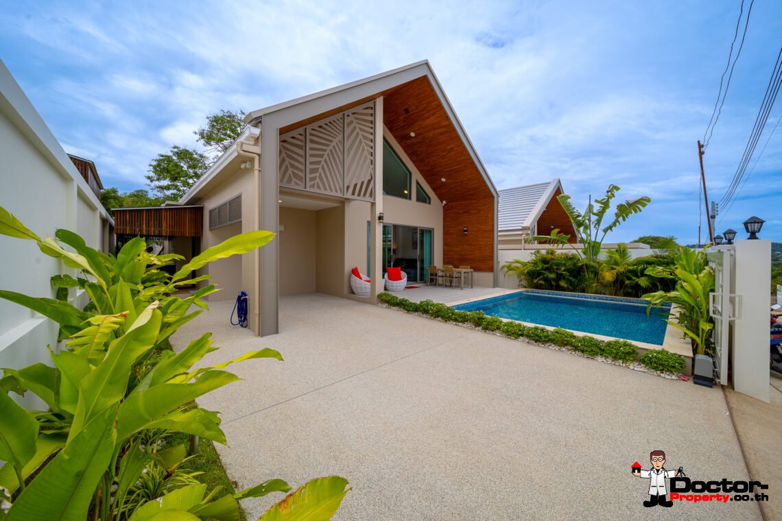 New 3 Bedroom Pool Villa in Chaweng, Koh Samui – For Sale