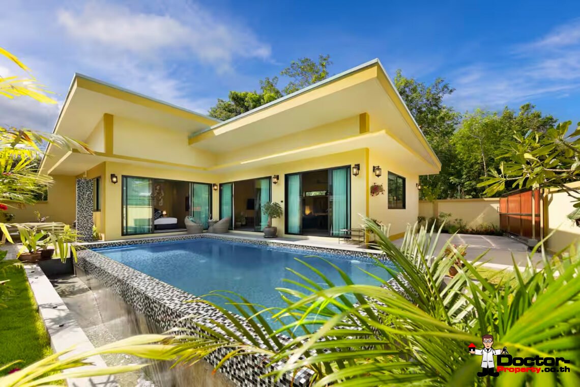 Tropical 3 Bedroom Pool Villa in Laem Sor, Koh Samui – For Sale