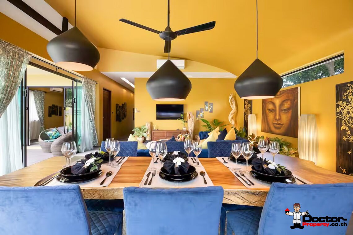 Tropical 3 Bedroom Pool Villa in Laem Sor, Koh Samui – For Sale