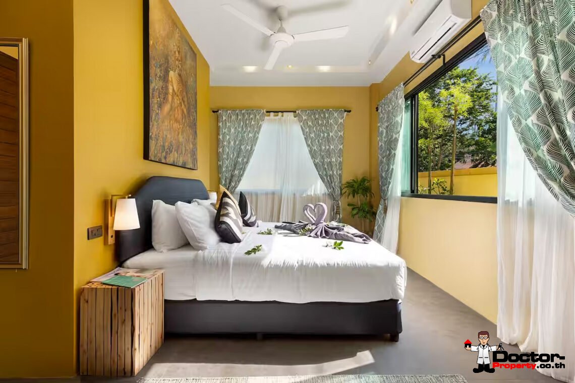 Tropical 3 Bedroom Pool Villa in Laem Sor, Koh Samui – For Sale