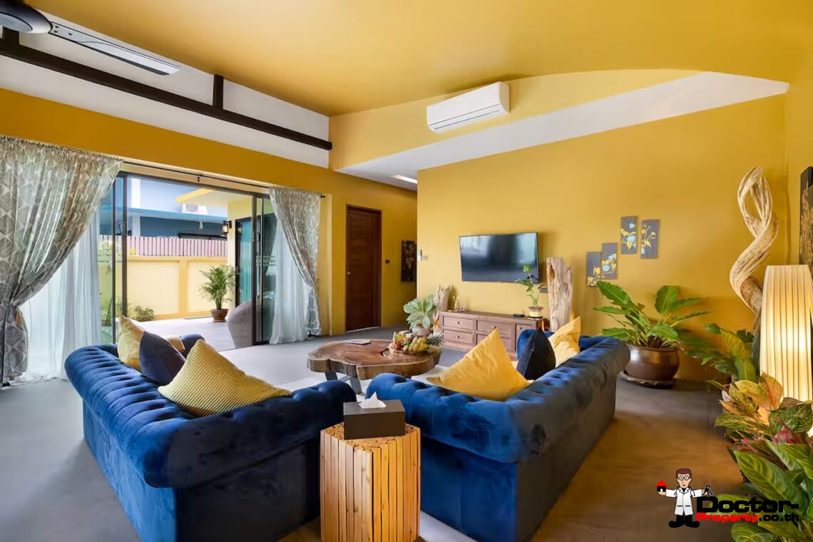 Tropical 3 Bedroom Pool Villa in Laem Sor, Koh Samui – For Sale
