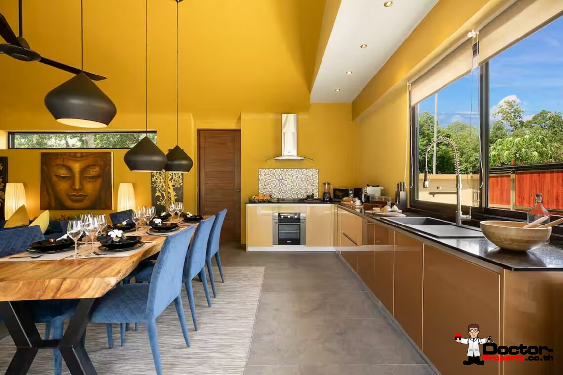 Tropical 3 Bedroom Pool Villa in Laem Sor, Koh Samui – For Sale