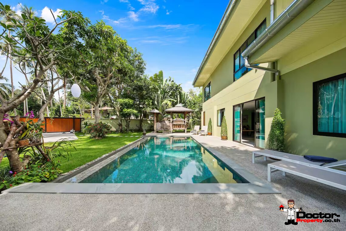Spacious 4 Bedroom Pool Villa in Laem Sor, Koh Samui – For Sale