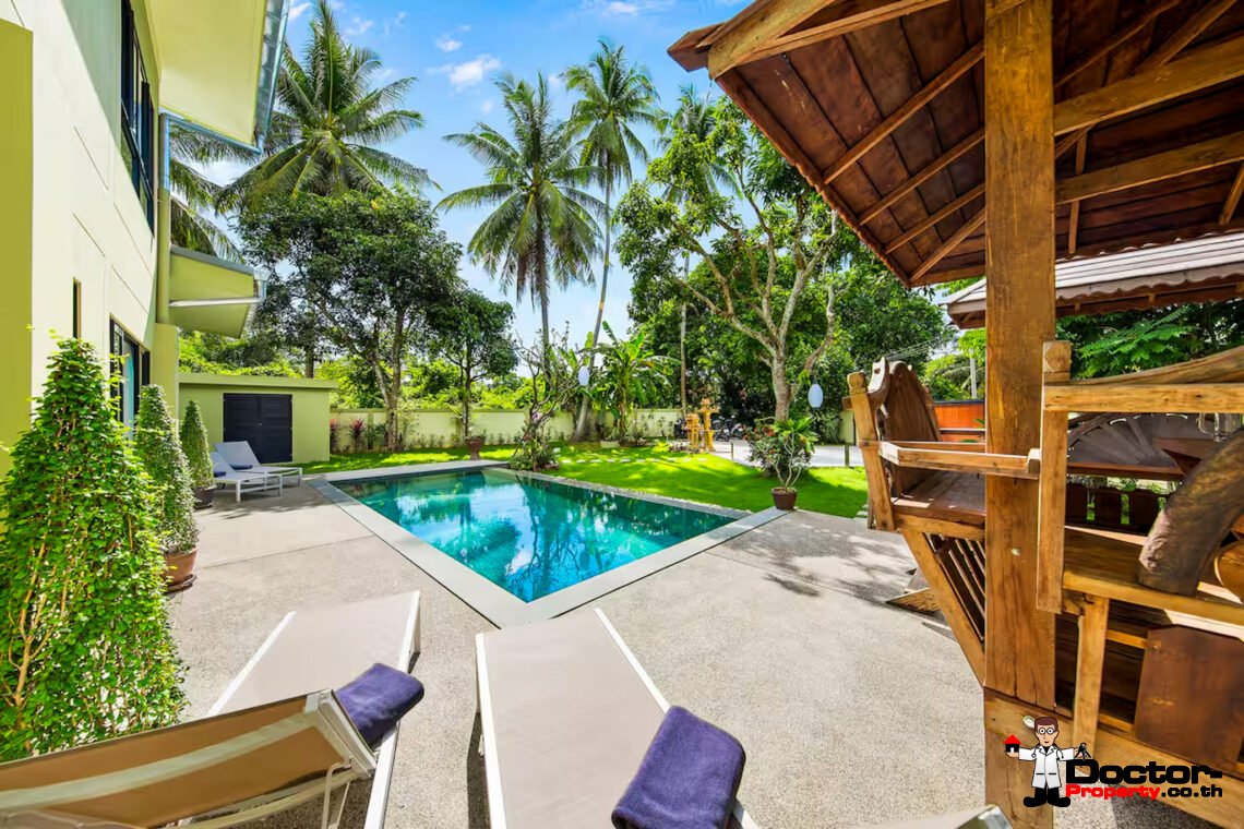 Spacious 4 Bedroom Pool Villa in Laem Sor, Koh Samui – For Sale