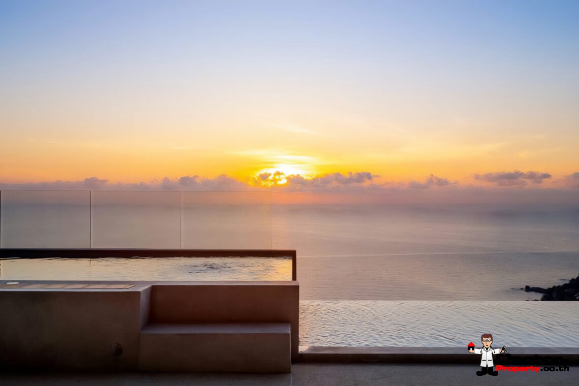 Luxury 4 Bedroom Pool Villa with Sea View in Chaweng Noi, Koh Samui – For Sale