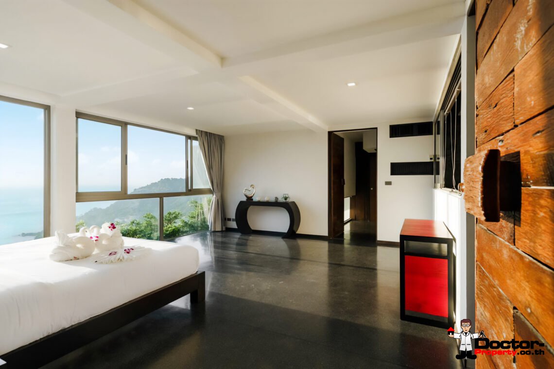 Luxury 4 Bedroom Pool Villa with Sea View in Chaweng Noi, Koh Samui – For Sale