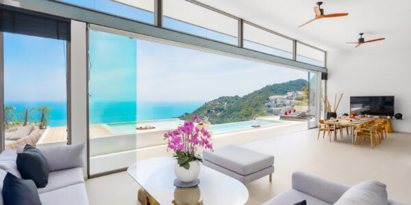 Luxury 4 Bedroom Pool Villa with Sea View in Chaweng Noi, Koh Samui – For Sale