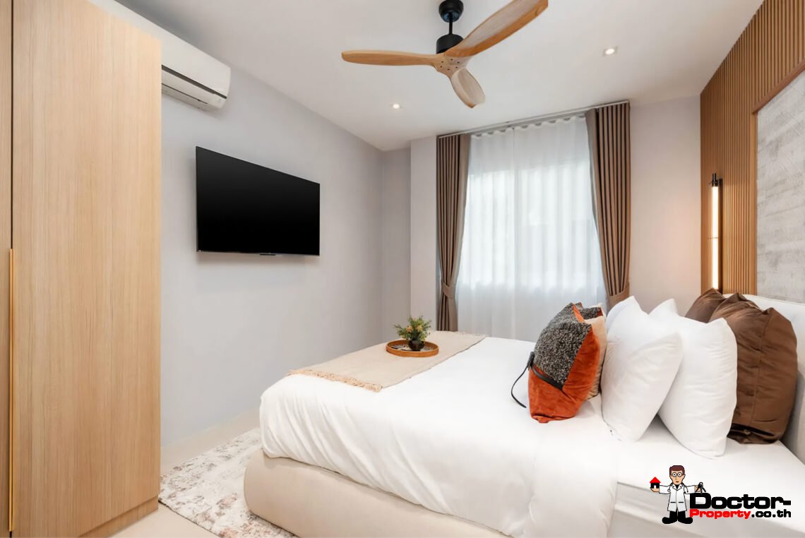 Modern 4 Bedroom Pool Villa with Sea View in Plai Laem, Koh Samui – For Sale