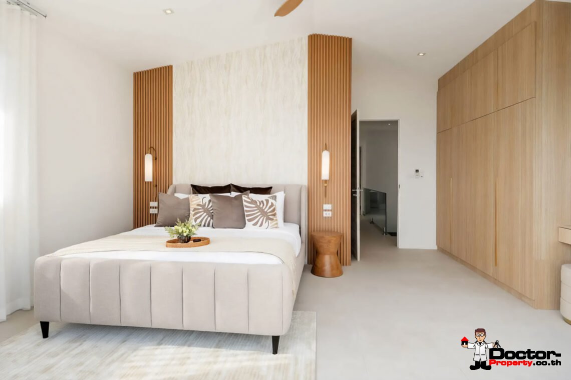 Modern 4 Bedroom Pool Villa with Sea View in Plai Laem, Koh Samui – For Sale